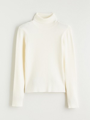 Lc Waikiki Yeni Sezon Balıkçı Yaka Kız Çocuk Triko Kazak