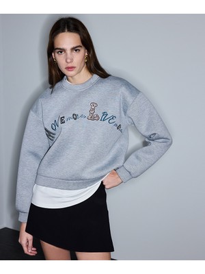 İpekyol Patch'li scuba sweatshirt IS1260091031126