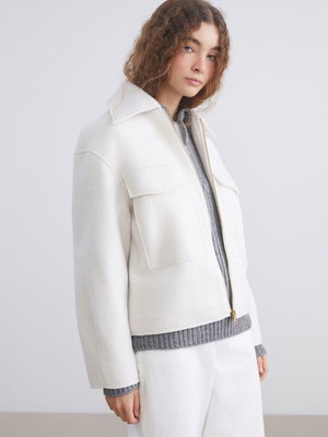 Lc Waikiki Yeni Sezon Gömlek Yaka Kadın Kaşe Ceket