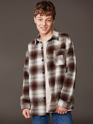 Lc Waikiki Yeni Sezon Uzun Kollu Ekose Erkek Çocuk Gömlek