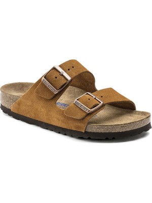 Birkenstock Arızona Bs Tabanı ve Kemeri Hakiki Deri Terlik