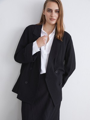 Lc Waikiki Yeni Sezon Dokulu Kadın Ceket