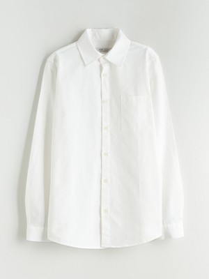 Lc Waikiki Yeni Sezon Basic Uzun Kollu Erkek Çocuk Gömlek