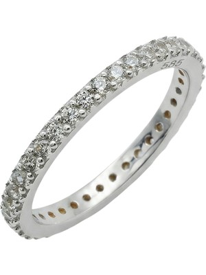 Zümrüt Sarraf 14 Ayar Altın Taşlı Tamtur Yüzük