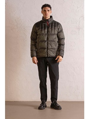 gmg firenze Dik Yaka Çift Taraflı Basic Erkek Mont