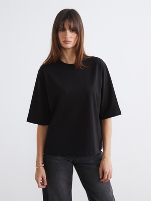 Soulife Bisiklet Yaka Kadın Tişört