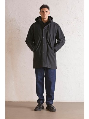 gmg firenze Kapüşonlu Çıtçıt Detaylı Casual Erkek Kaban