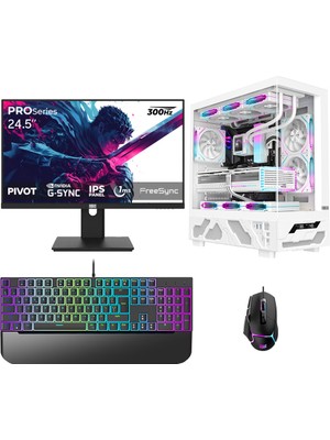 Dragos DRX8012 I5 14400F 16GB Ram 512GB M2 Nvme SSD 8gb RTX5060 24.5 Inç 300Hz 1ms Oyuncu Oem Paket