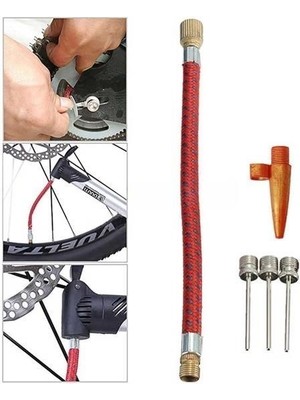 Argesco Mühendislik Argesco® Pompa Iğne Başlık Seti Top Bisiklet Lastiği Şişirme Iğneleri