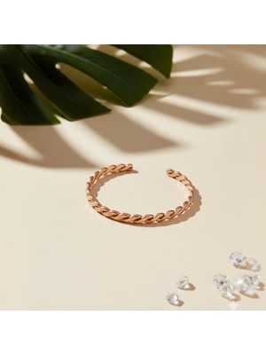 Sevil Gülgün Atelier  Saf Bakır El Örmesi Bileklik - Burma Tasarım Antik Şifa Bilekliği - Unisex  Bakır Kelepçe