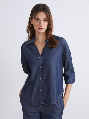 Lc Waikiki Yeni Sezon Kadın Jean Gömlek