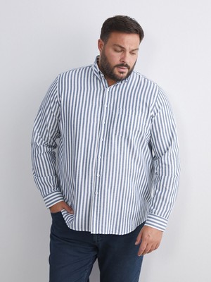 Lc Waikiki Yeni Sezon Regular Fit Uzun Kollu Çizgili Erkek Gömlek