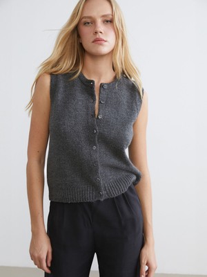 Lc Waikiki Yeni Sezon Bisiklet Yaka Kadın Triko Yelek