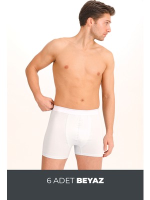 Coolberry Erkek 6'lı Likralı Boxer