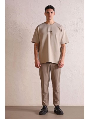 gmg firenze I Am Another Baskılı Oversize Erkek T-Shirt