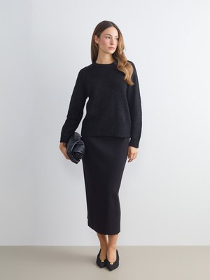 Lc Waikiki Yeni Sezon Beli Lastikli Triko Etek