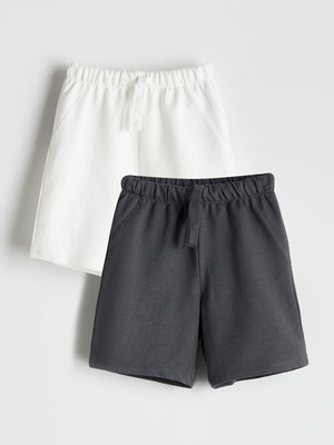 Lc Waikiki Yeni Sezon Beli Lastikli Erkek Çocuk Şort 2'li