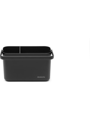 Brabantia 004-01-SINKSIDE Dark Grey Tezgah Üstü Temizlik Kutusu