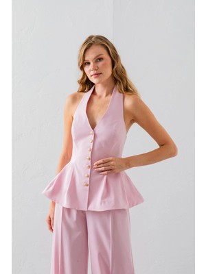 Vuntal Volanlı Yelek Ikili Takım