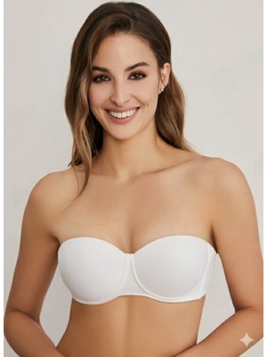 Eros Kadın Adele Straplez Double Push-Up Destekli Sütyen ERSK160