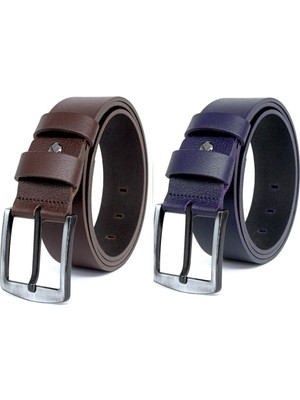 Derikem Erkek %100 Hakiki Manda Derisi Siyah Tokalı Erkek Kot Kemeri 4,5 cm