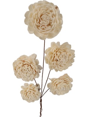 Yapay Çiçek Sitesi 5li Shola Kuru Karanfil 25 cm