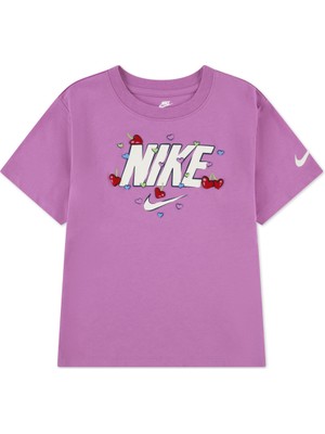Nike Nıke Cherry Nıke Boxy Tee Kız Çocuk Tişört 36N665