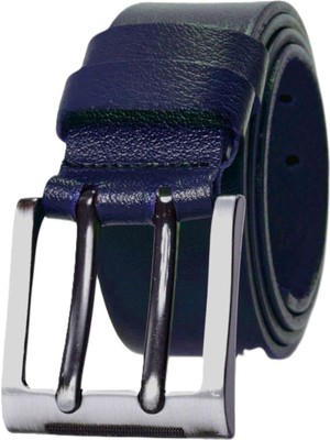 Derikem %100 Hakiki Erkek Manda Derisi Çiftdilli Spor Erkek Kot Kemeri 4,5 cm Lacivert