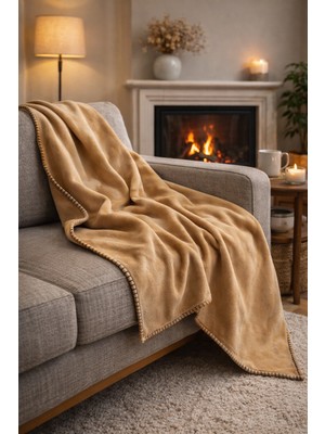 Stelo de Maro Cozy Kalın Polar Throw Tv Battaniyesi Devetüyü