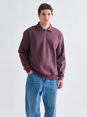 Lc Waikiki Yeni Sezon Polo Yaka Erkek Kalın Sweatshirt