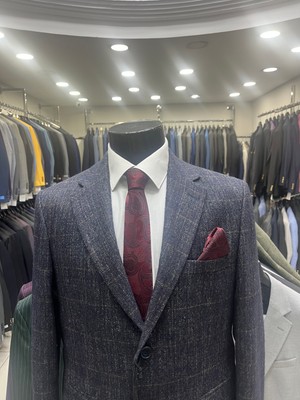 Massaro Kışlık Regular Kesim Yün  Erkek Ceketi