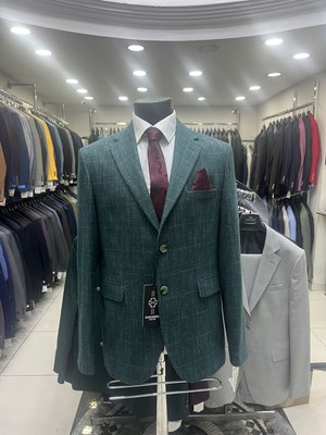 Massaro Kışlık Regular Kesim Yün  Erkek Ceketi