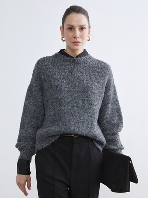 Lc Waikiki Yeni Sezon Bisiklet Yaka Kadın Triko Kazak