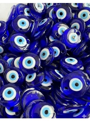 İğne İzi 4 cm Küçük Boycam Nazar Boncuğu Seti (10'lu)