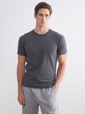 Lc Waikiki Yeni Sezon Bisiklet Yaka Kısa Kollu Erkek Atlet