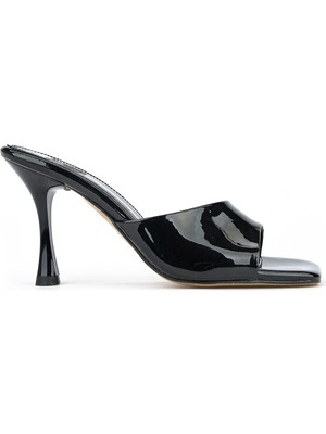 Ziya, Kadın Topuklu Terlik 161996Z332 Siyah