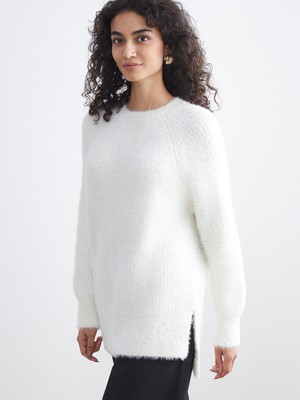 Lc Waikiki Yeni Sezon Bisiklet Yaka Kadın Triko Tunik