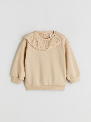 Lc Waikiki Yeni Sezon Bisiklet Yaka Kız Çocuk Sweatshirt