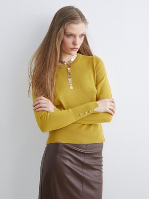 Lc Waikiki Yeni Sezon Bisiklet Yaka Kadın Triko Kazak