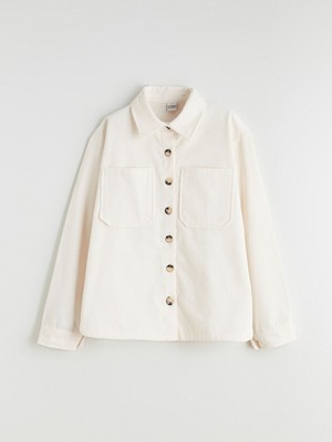 Lc Waikiki Yeni Sezon Basic Uzun Kollu Kadife Kız Çocuk Gömlek