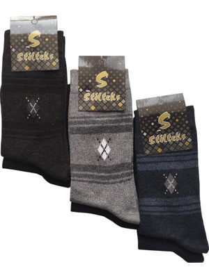 & Stilteks Ekonomik Pamuklu Garson Boy 6 Çift Erkek Çorap (35-40)