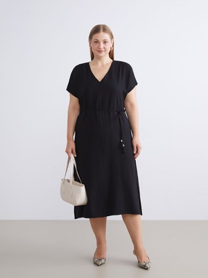 Lc Waikiki Yeni Sezon V Yaka A Kesim Elbise