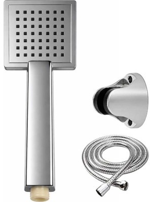 Banyo Duş Başlığı Set Krom Şık Zarif Tasarım