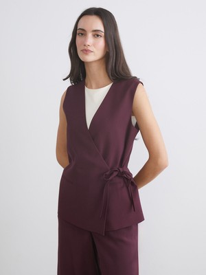 Lc Waikiki Yeni Sezon Kruvaze Yaka Kadın Klasik Yelek