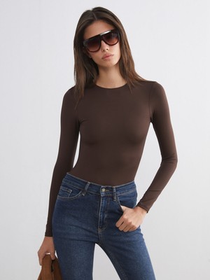 Lc Waikiki Yeni Sezon Bisiklet Yaka Kadın Body