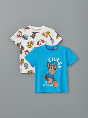 Lc Waikiki Yeni Sezon Paw Patrol Baskılı Erkek Çocuk Tişört 2'li