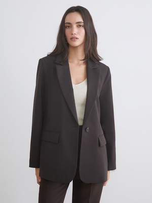 Lc Waikiki Yeni Sezon Krep Kadın Blazer Ceket