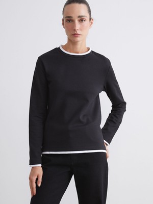 Lc Waikiki Yeni Sezon Bisiklet Yaka Kadın Sweatshirt