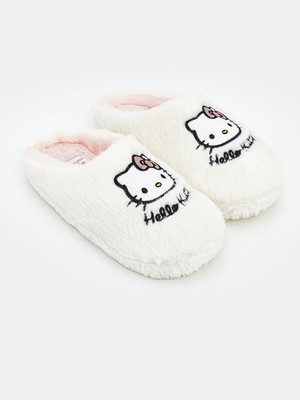 Lc Waikiki Yeni Sezon Hello Kitty Nakışlı Kız Çocuk Pelüş Ev Terliği
