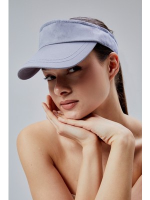 Derikem Kadın Basic Cırtcırtlı Ayarlanabilir Tenisçi Vizör Golf Şapkası Güneş Koruyucu Siperlik